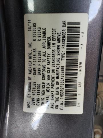 Photo 11 VIN: 1HGCR2F85EA305699 - HONDA ACCORD EXL 