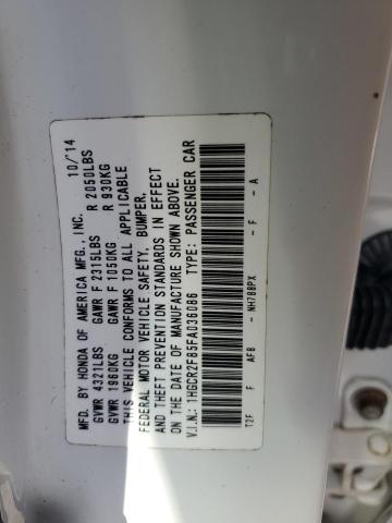 Photo 12 VIN: 1HGCR2F85FA036086 - HONDA ACCORD EXL 