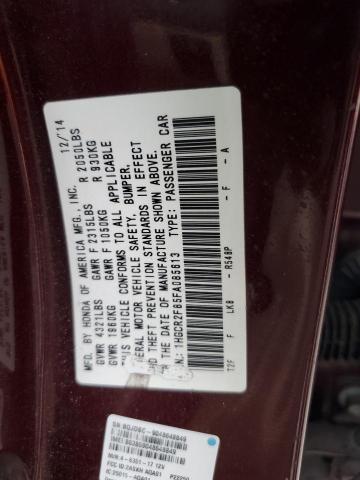 Photo 12 VIN: 1HGCR2F85FA085613 - HONDA ACCORD EXL 