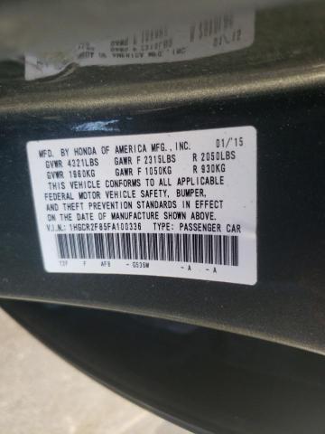 Photo 9 VIN: 1HGCR2F85FA100336 - HONDA ACCORD EXL 