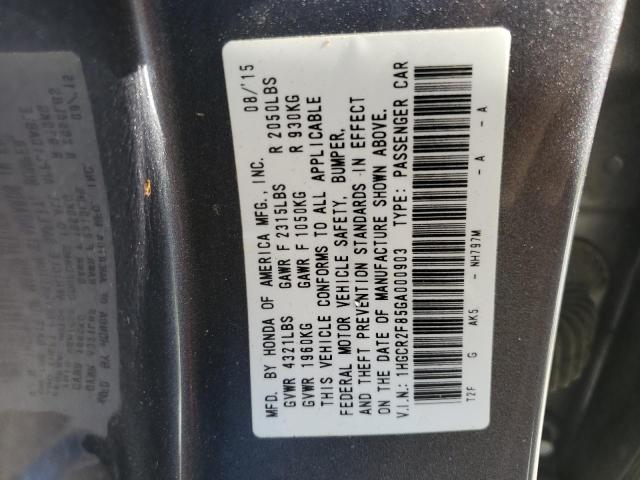 Photo 11 VIN: 1HGCR2F85GA000903 - HONDA ACCORD 