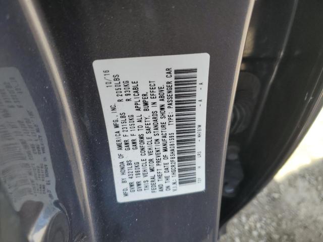 Photo 11 VIN: 1HGCR2F85HA081595 - HONDA ACCORD EXL 