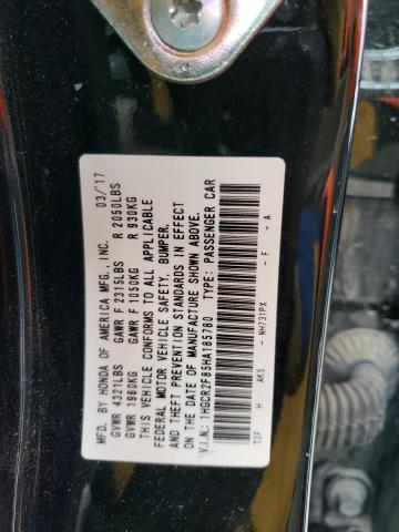 Photo 9 VIN: 1HGCR2F85HA185780 - HONDA ACCORD EXL 