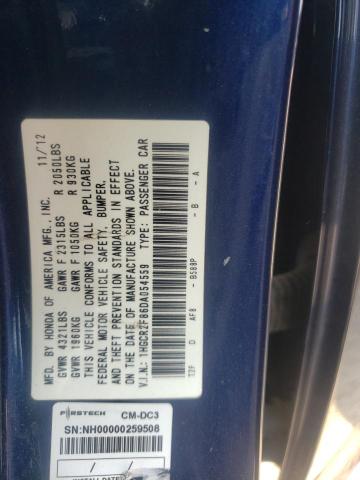 Photo 11 VIN: 1HGCR2F86DA054559 - HONDA ACCORD EXL 