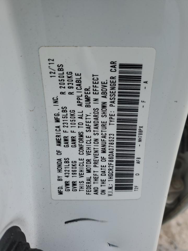 Photo 11 VIN: 1HGCR2F86DA078523 - HONDA ACCORD 