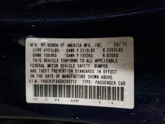 Photo 9 VIN: 1HGCR2F86DA206212 - HONDA ACCORD EXL 