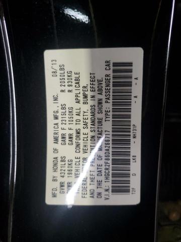 Photo 11 VIN: 1HGCR2F86DA266717 - HONDA ACCORD EXL 