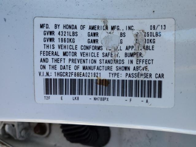 Photo 11 VIN: 1HGCR2F86EA021921 - HONDA ACCORD EXL 