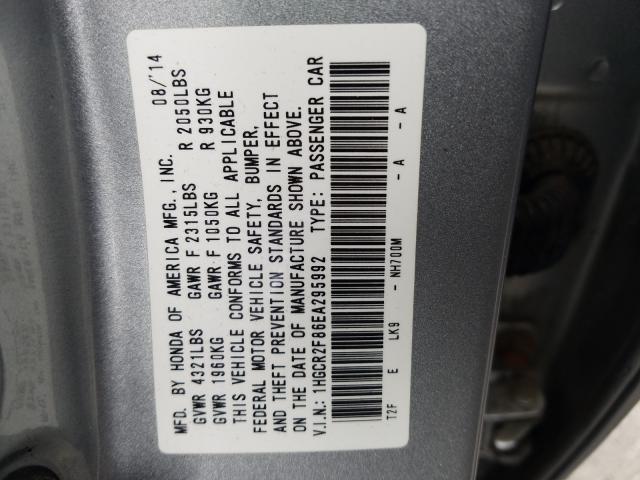 Photo 9 VIN: 1HGCR2F86EA295992 - HONDA ACCORD EXL 