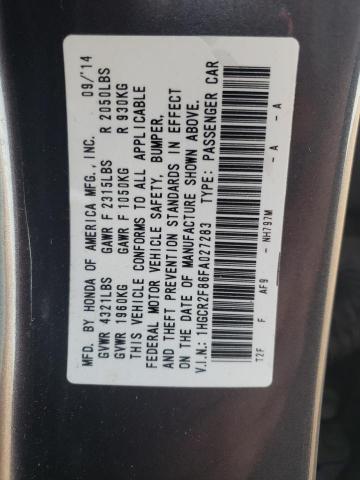 Photo 9 VIN: 1HGCR2F86FA027283 - HONDA ACCORD EXL 