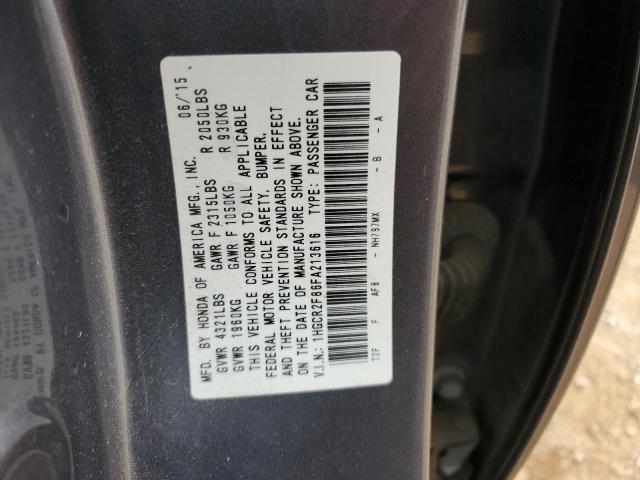 Photo 12 VIN: 1HGCR2F86FA213616 - HONDA ACCORD 