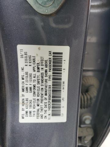 Photo 12 VIN: 1HGCR2F86GA002269 - HONDA ACCORD EXL 