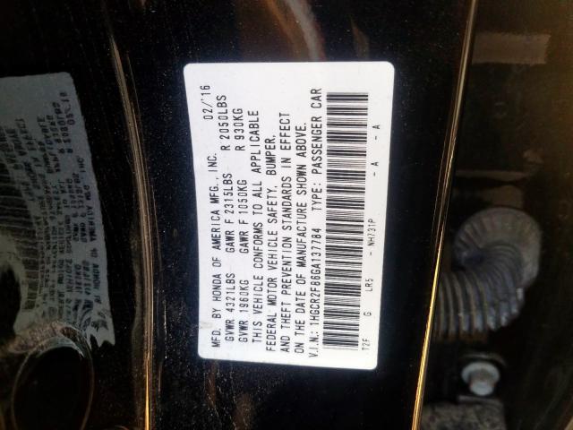 Photo 9 VIN: 1HGCR2F86GA137784 - HONDA ACCORD EXL 