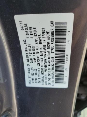 Photo 11 VIN: 1HGCR2F86GA200768 - HONDA ACCORD EXL 