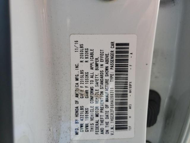 Photo 9 VIN: 1HGCR2F86HA098311 - HONDA ACCORD EXL 