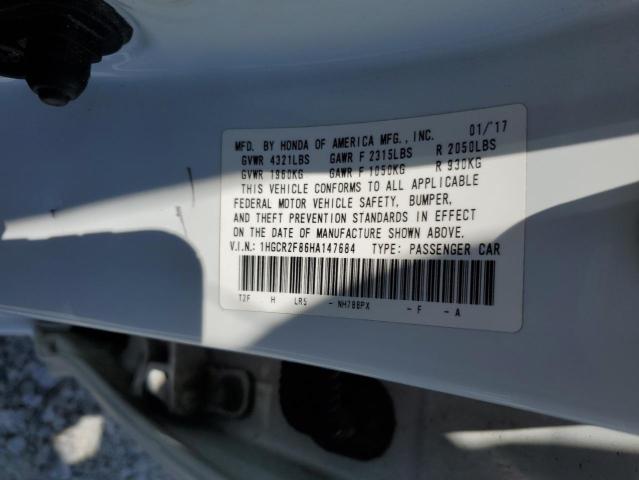 Photo 11 VIN: 1HGCR2F86HA147684 - HONDA ACCORD EXL 