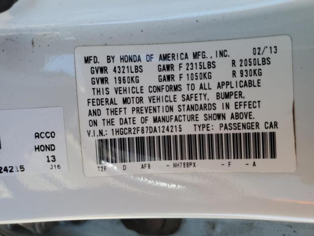 Photo 11 VIN: 1HGCR2F87DA124215 - HONDA ACCORD EXL 