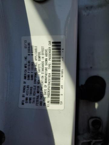 Photo 11 VIN: 1HGCR2F87DA251904 - HONDA ACCORD EXL 