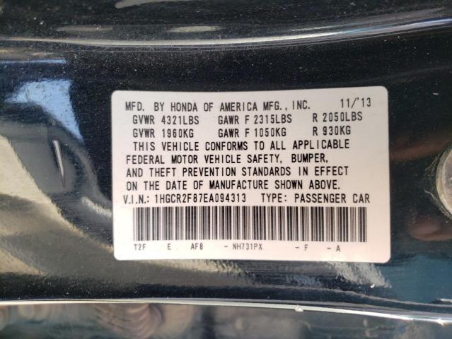 Photo 9 VIN: 1HGCR2F87EA094313 - HONDA ACCORD EXL 