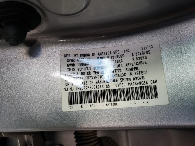 Photo 9 VIN: 1HGCR2F87EA094795 - HONDA ACCORD EXL 