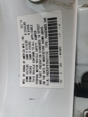 Photo 11 VIN: 1HGCR2F87EA221125 - HONDA ACCORD EXL 