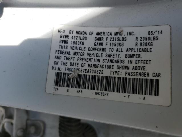 Photo 11 VIN: 1HGCR2F87EA230620 - HONDA ACCORD 