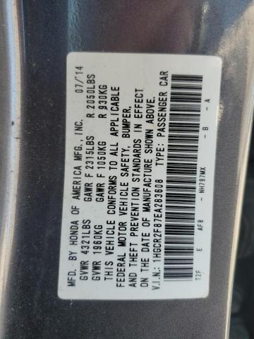 Photo 11 VIN: 1HGCR2F87EA283608 - HONDA ACCORD EXL 