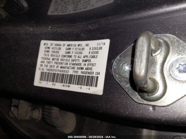 Photo 8 VIN: 1HGCR2F87FA068053 - HONDA ACCORD 