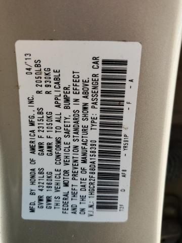 Photo 9 VIN: 1HGCR2F88DA158390 - HONDA ACCORD EXL 