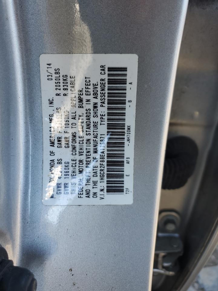 Photo 11 VIN: 1HGCR2F88EA175871 - HONDA ACCORD 