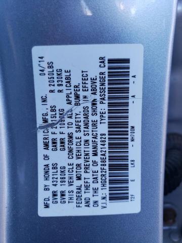 Photo 11 VIN: 1HGCR2F88EA214829 - HONDA ACCORD EXL 