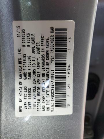 Photo 12 VIN: 1HGCR2F88FA106051 - HONDA ACCORD EXL 