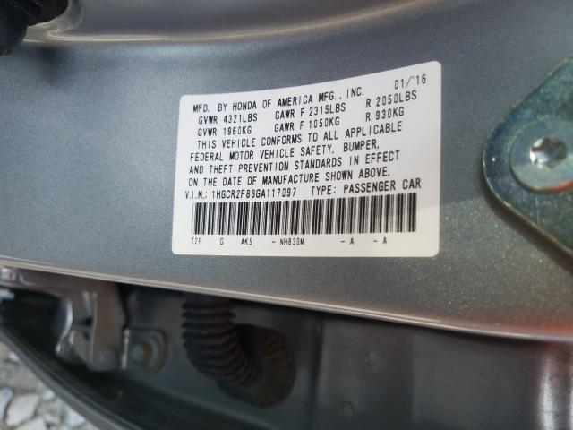 Photo 9 VIN: 1HGCR2F88GA117097 - HONDA ACCORD EXL 