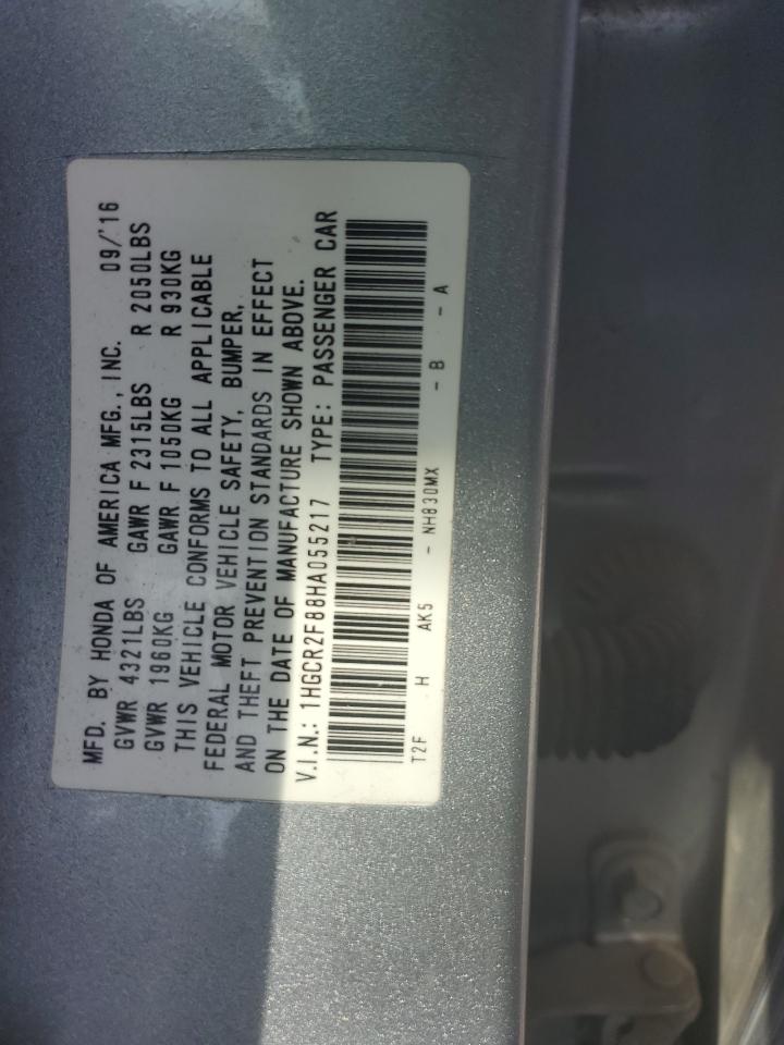 Photo 12 VIN: 1HGCR2F88HA055217 - HONDA ACCORD 