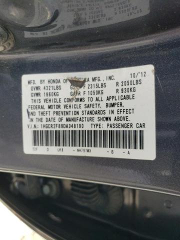 Photo 12 VIN: 1HGCR2F89DA048190 - HONDA ACCORD 