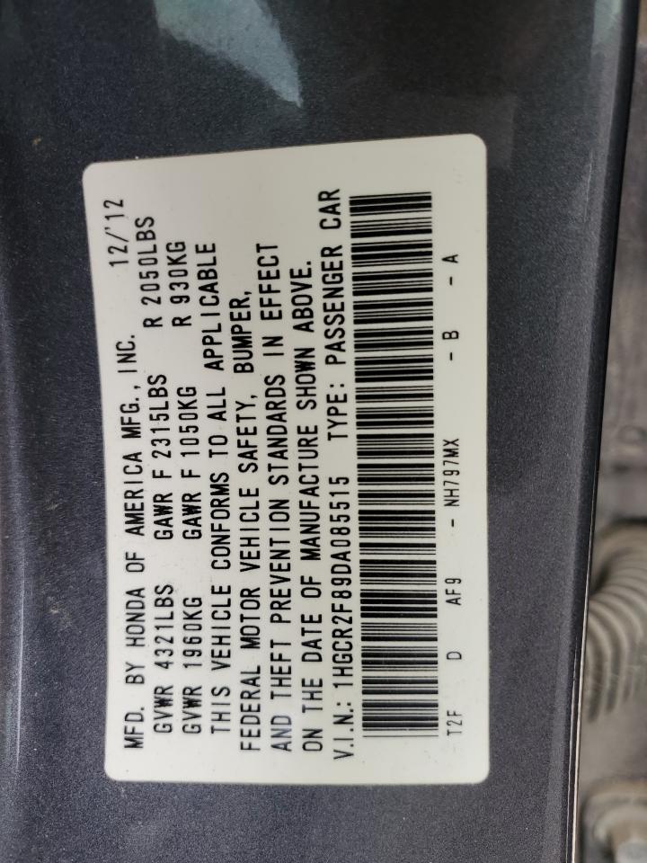 Photo 11 VIN: 1HGCR2F89DA085515 - HONDA ACCORD 