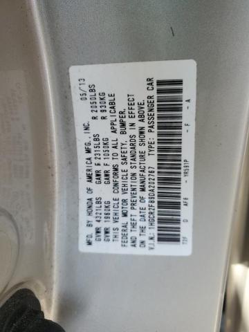 Photo 11 VIN: 1HGCR2F89DA202767 - HONDA ACCORD EXL 