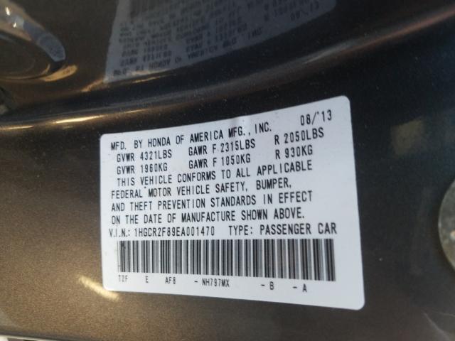 Photo 9 VIN: 1HGCR2F89EA001470 - HONDA ACCORD EXL 