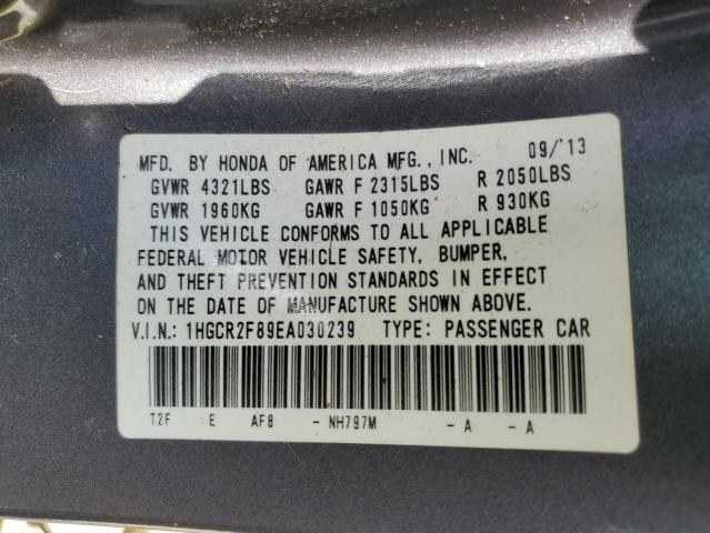 Photo 11 VIN: 1HGCR2F89EA030239 - HONDA ACCORD EXL 