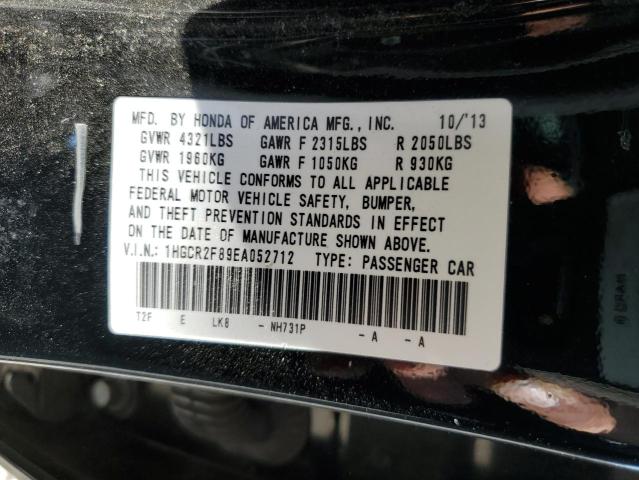 Photo 9 VIN: 1HGCR2F89EA052712 - HONDA ACCORD EXL 