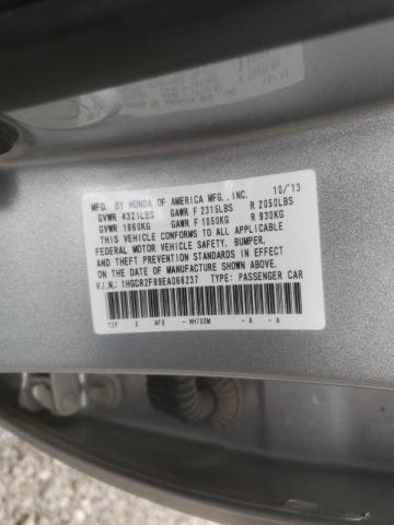 Photo 9 VIN: 1HGCR2F89EA066237 - HONDA ACCORD EXL 