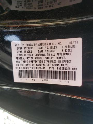 Photo 9 VIN: 1HGCR2F89FA029481 - HONDA ACCORD EXL 