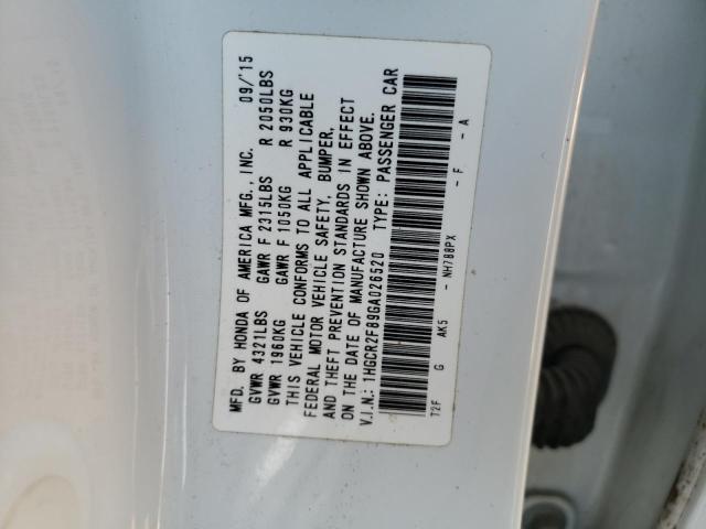 Photo 11 VIN: 1HGCR2F89GA026520 - HONDA ACCORD 