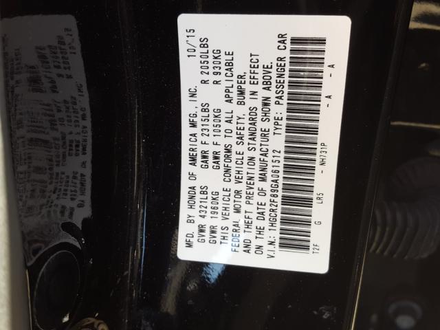 Photo 9 VIN: 1HGCR2F89GA061512 - HONDA ACCORD EXL 