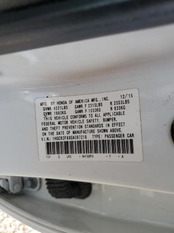 Photo 11 VIN: 1HGCR2F89GA097216 - HONDA ACCORD EXL 