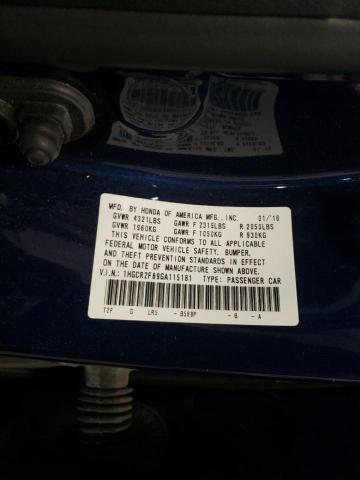 Photo 11 VIN: 1HGCR2F89GA115181 - HONDA ACCORD 