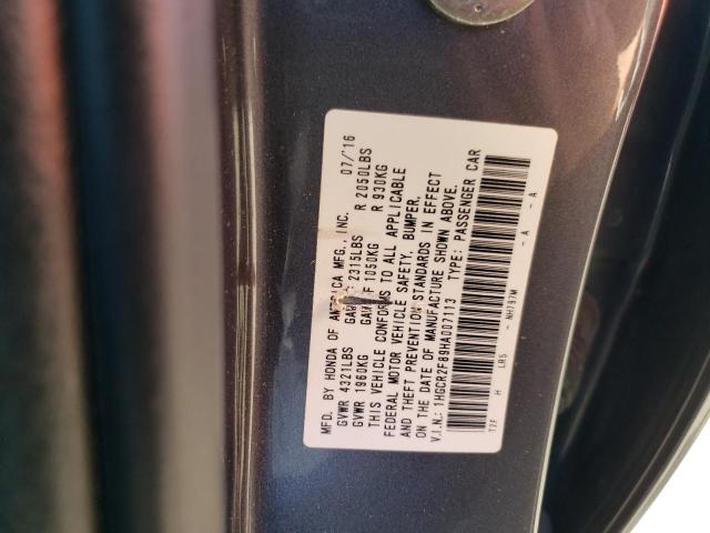 Photo 12 VIN: 1HGCR2F89HA007113 - HONDA ACCORD 