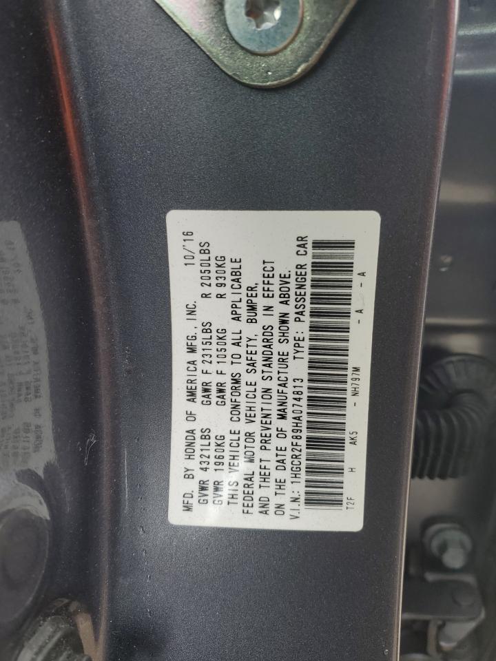 Photo 11 VIN: 1HGCR2F89HA074813 - HONDA ACCORD 