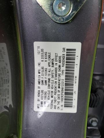 Photo 11 VIN: 1HGCR2F89HA120012 - HONDA ACCORD EXL 