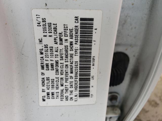 Photo 12 VIN: 1HGCR2F89HA205626 - HONDA ACCORD 